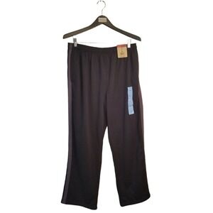 REEBOK black Sweat MEN'S pants SIZE L 34 Waist 31 INSEAM new